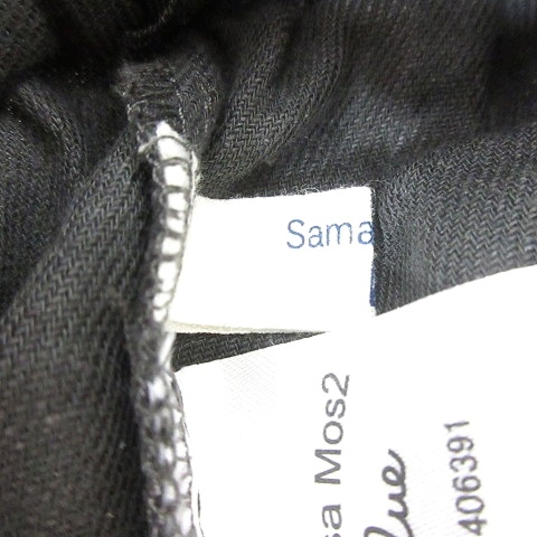 SM2(サマンサモスモス)のサマンサモスモス SM2 ストレートパンツ 麻混 リネン混 F チャコールグレー レディースのパンツ(その他)の商品写真