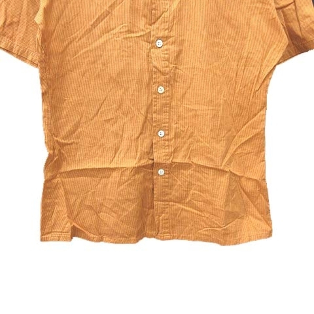 INED(イネド)のイネド INED シャツ 半袖 ストライプ 2 オレンジ /CT メンズのトップス(シャツ)の商品写真