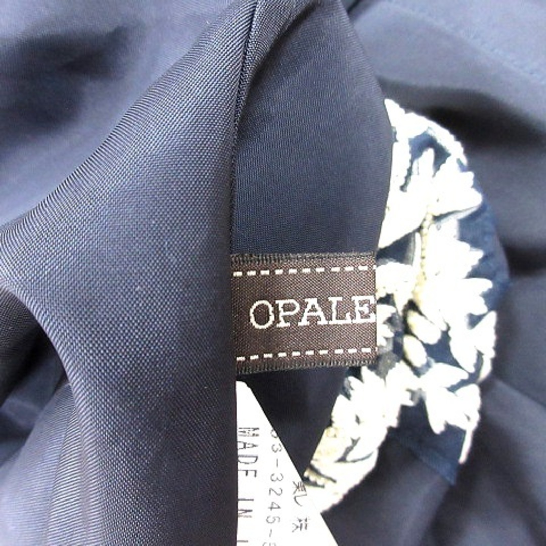 other(アザー)のOPALESCENT チュニック シャツ ブラウス 刺繍 七分袖 9 紺 レディースのトップス(チュニック)の商品写真