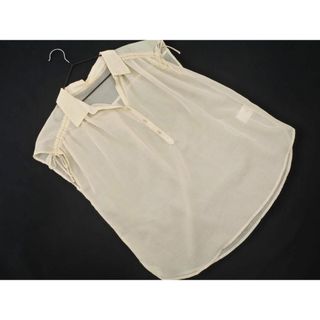 ビームス(BEAMS)のBEAMS HEART ビームスハート シフォン ブラウス シャツ ベージュ ■◆ レディース(シャツ/ブラウス(半袖/袖なし))