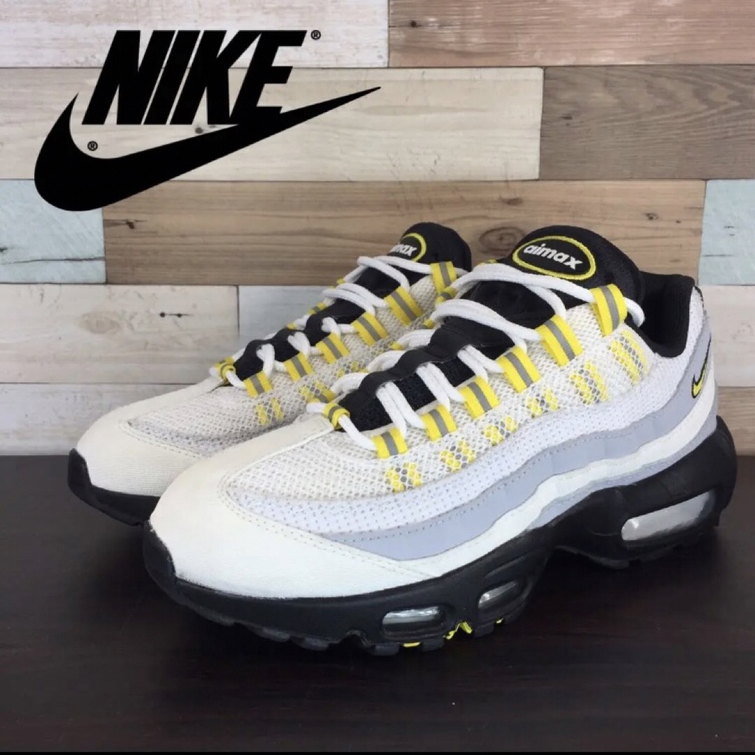 ナイキ エアマックス95 ホワイト スニーカー AIR MAX95 24.5