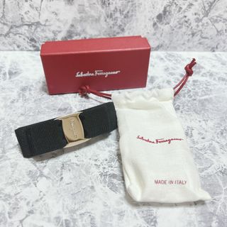 サルヴァトーレフェラガモ(Salvatore Ferragamo)の正規品　フェラガモ　SalvatoreFerragamo　バレッタ　ブラック　(バレッタ/ヘアクリップ)