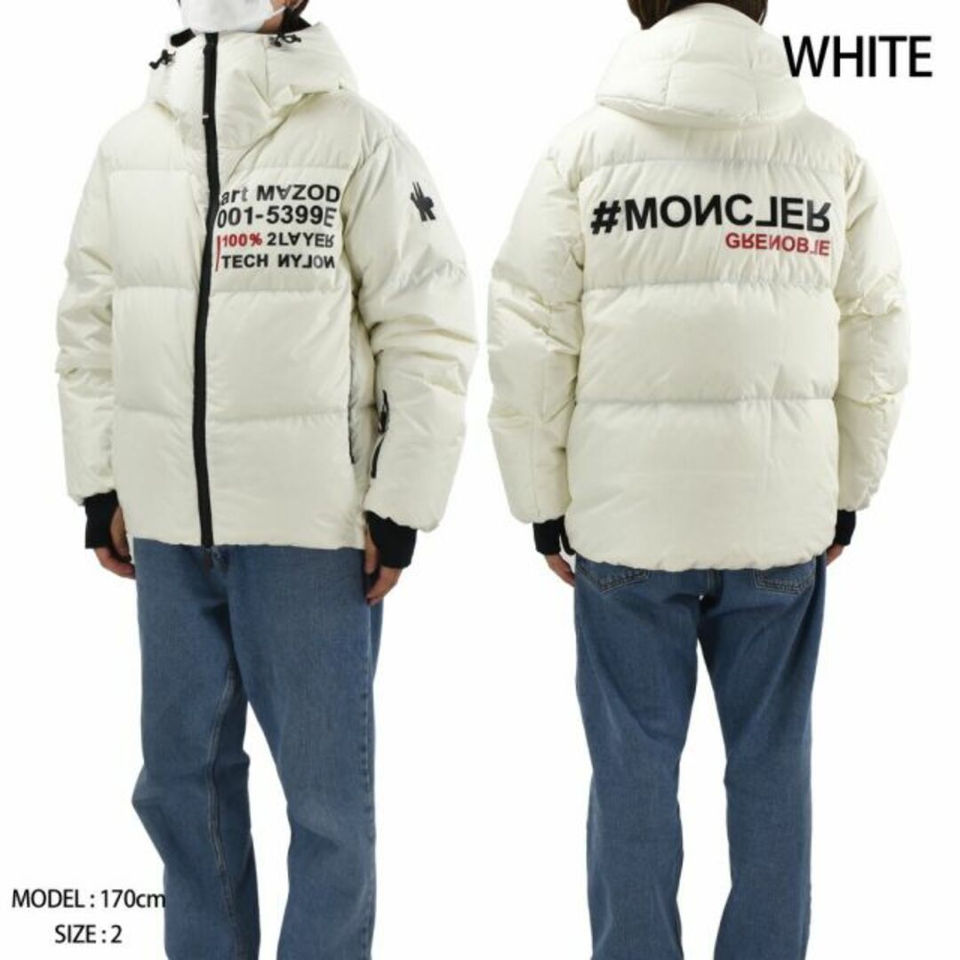 MONCLER(モンクレール)の【WHITE】モンクレール グルノーブル ダウンジャケット  メンズのジャケット/アウター(ダウンジャケット)の商品写真