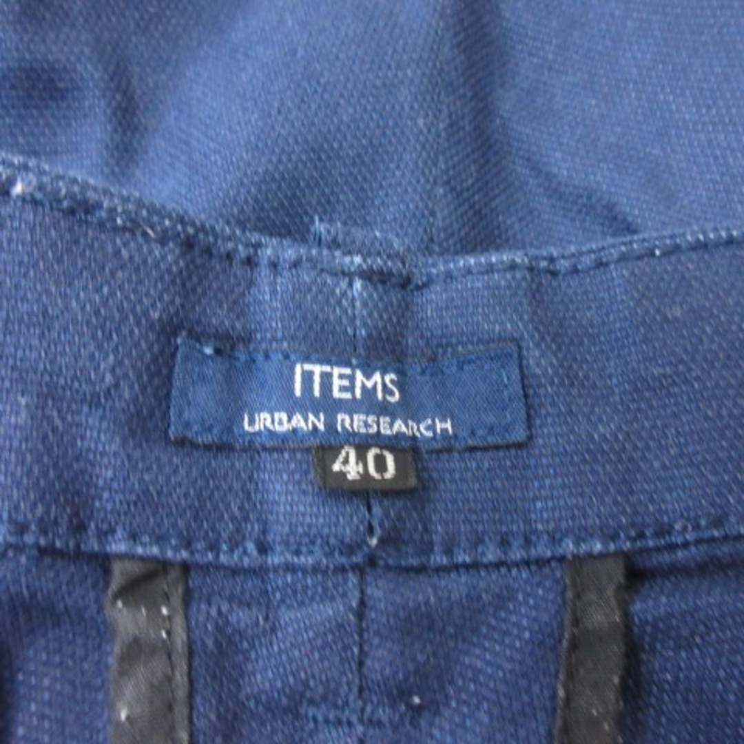 URBAN RESEARCH(アーバンリサーチ)のアーバンリサーチ テーパードパンツ 麻混 リネン混 40 紺 ネイビー /YI メンズのパンツ(スラックス)の商品写真