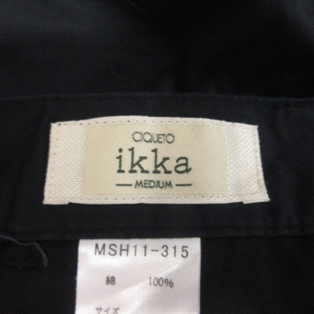 ikka(イッカ)のイッカ  カーゴパンツ クロップド M 黒 ブラック /YI レディースのパンツ(その他)の商品写真