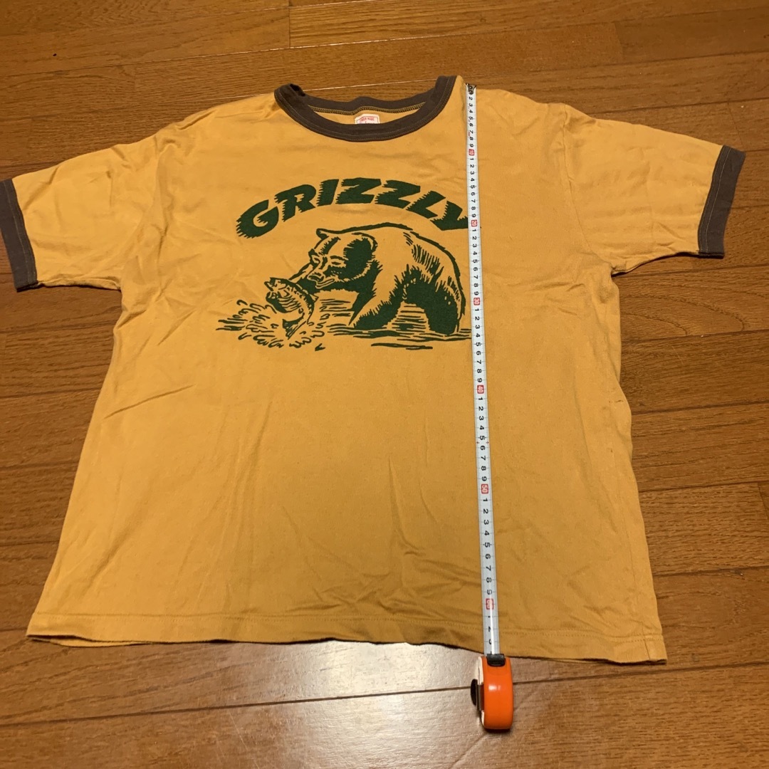クッシュマン　TシャツLサイズ‼️ マスタードカラー✨ メンズのトップス(Tシャツ/カットソー(半袖/袖なし))の商品写真