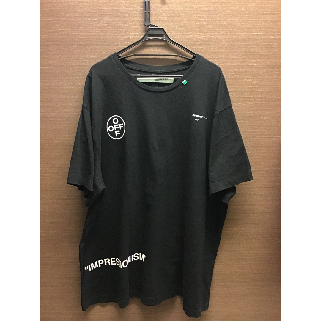 OFF-WHITE T-シャツ/Lサイズ STENCIL OVER TEES/S