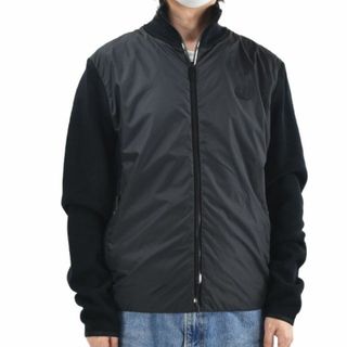 モンクレール(MONCLER)の【BLACK】モンクレール ウールカーディガン メンズ ジップアップジャケット アウター ブラック 黒 CARDIGAN TRICOT MONCLER【送料無料】(ブルゾン)