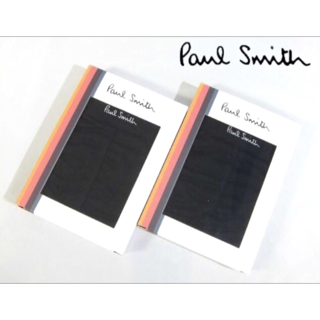 Paul Smith(ポールスミス)の【ポールスミス/Paul Smith】ショートボクサーパンツ・LL・ブラック×2 メンズのアンダーウェア(ボクサーパンツ)の商品写真