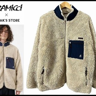 GRAMICCI - グラミチ フリークスストア限定 19AW ジップ ボア フリース