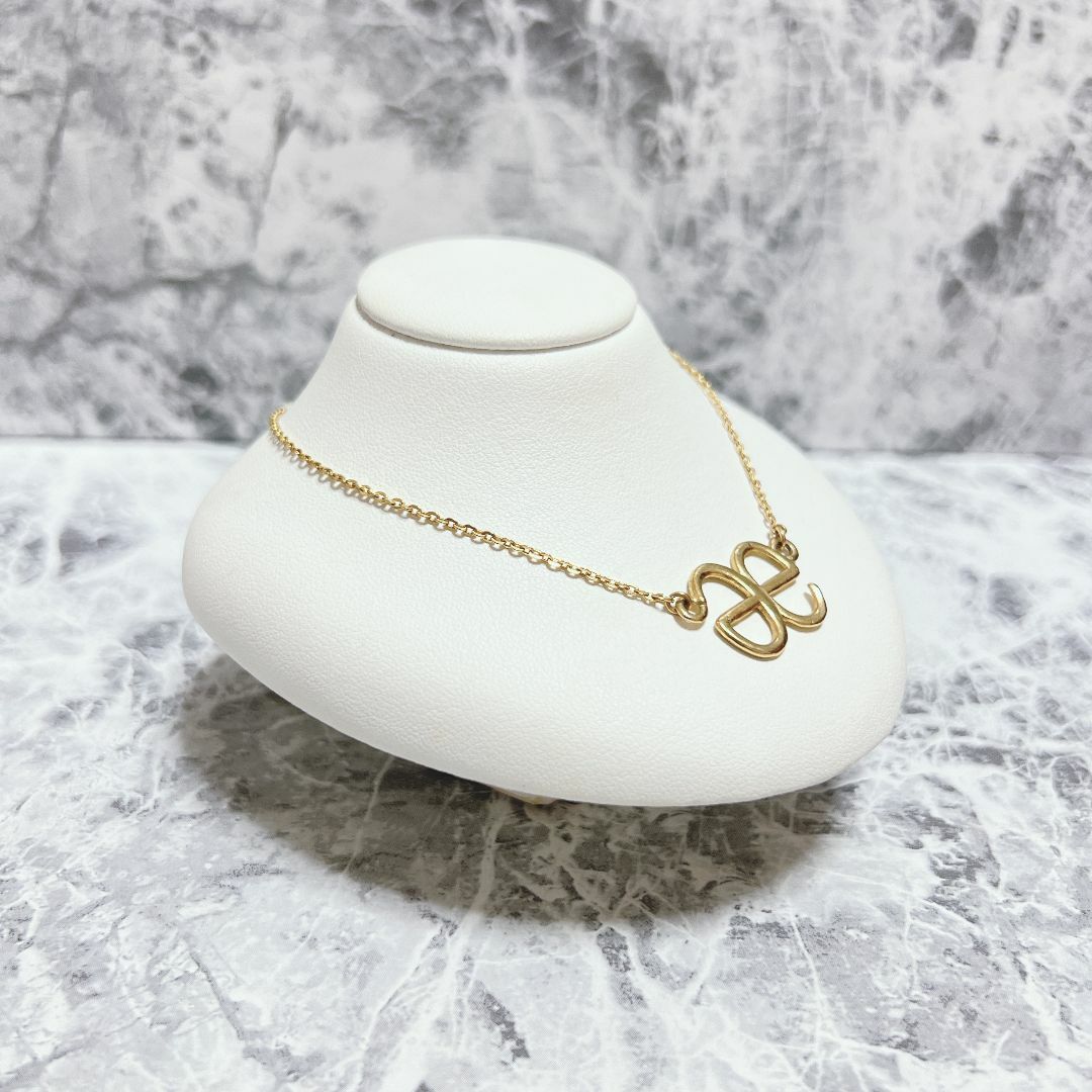 【メール便無料】 ネックレス ゴールド elegance EEマーク デザイン ヴィンテージ アクセサリー