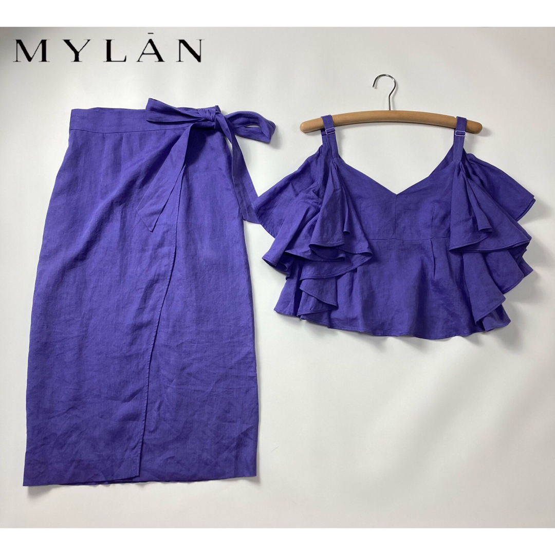 MYLAN マイラン Box Pleated Dress ワンピース