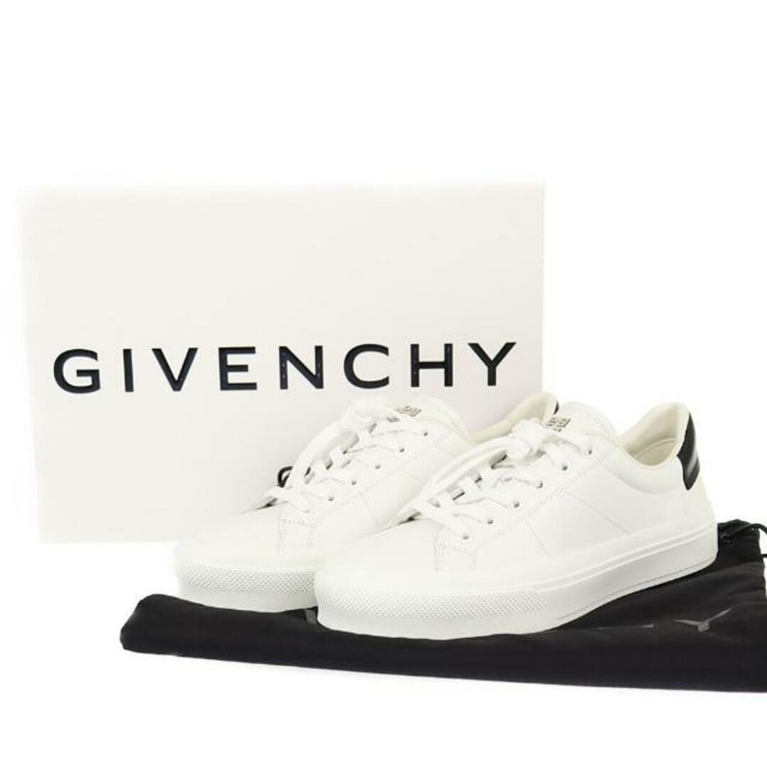 ジバンシィ メンズスニーカー シティスポーツ BH005VH118 中古 サイズ41 約26.5cm ホワイト レザー GIVENCHY 【中古】 | ファッション シューズ 靴 白 カジュアル 靴 シューズ ブランド ランクSA