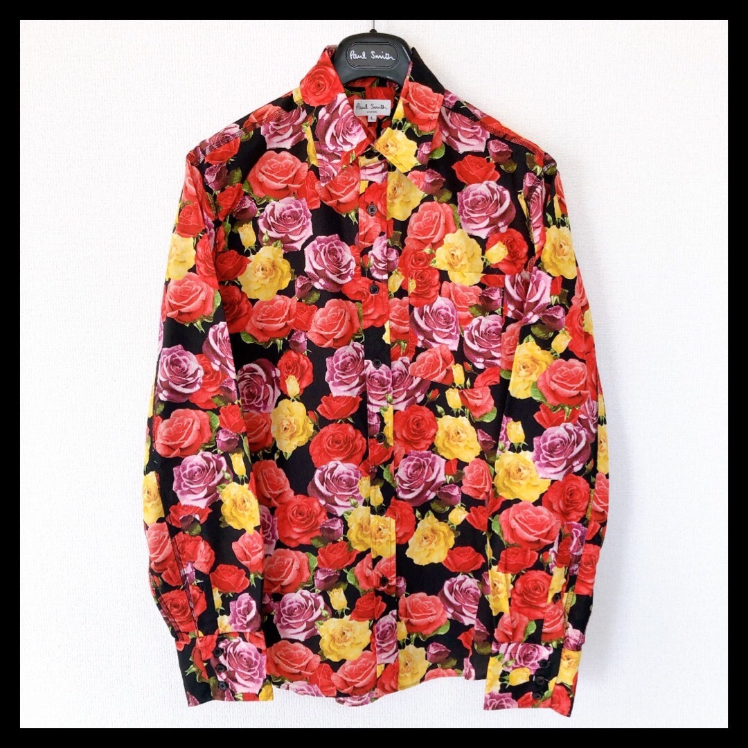 美品　希少　ポールスミス　Paul Smith 花柄　シャツ