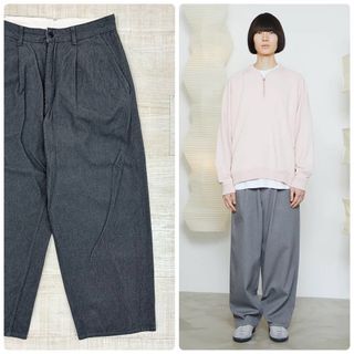 Graphpaper - 21ss 2021 Graphpaper ハード ツイル ツータック パンツ