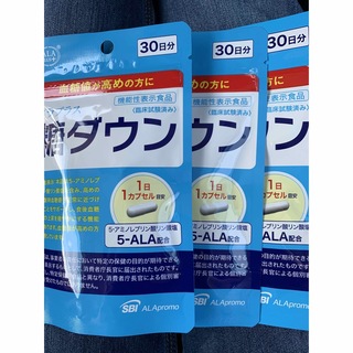 アラ(ALA)のアラプラス 糖ダウン 30日分×3袋(その他)
