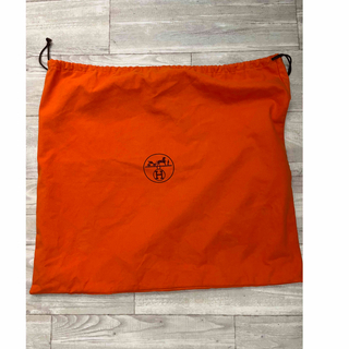 エルメス(Hermes)のエルメス 保存袋 巾着 オレンジ 55cm 57cm バッグ ガーデンパーティ(その他)