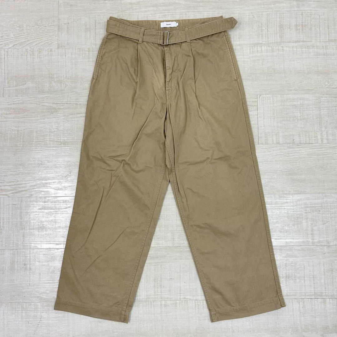 19aw グラフペーパー ミリタリー クロス ベルテッド パンツ size 1