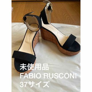 FABIO RUSCONI - 未使用品 FABIO RUSCONI スウェードウェッジソール