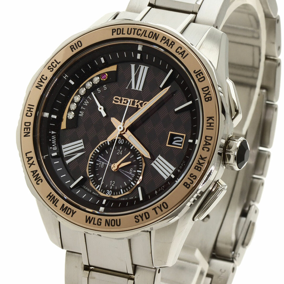 SEIKO(セイコー)のSEIKO SAGA188 8B54-0BH0 ブライツ 45周年モデル 1000本限定 腕時計 SS SS メンズ メンズの時計(腕時計(アナログ))の商品写真