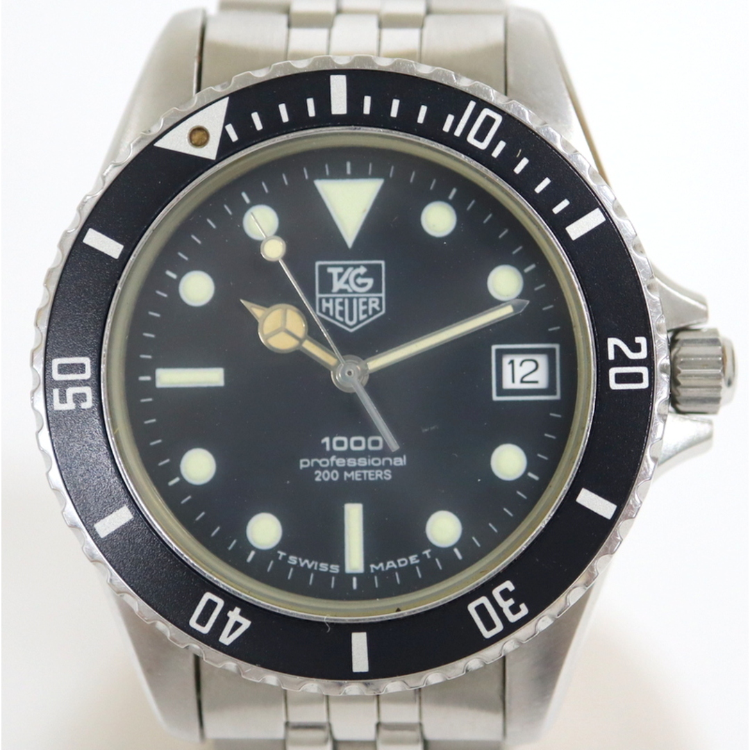 【TAG Heuer】タグホイヤー 腕時計 クォーツ 黒文字盤 980.013N/ok03366ar