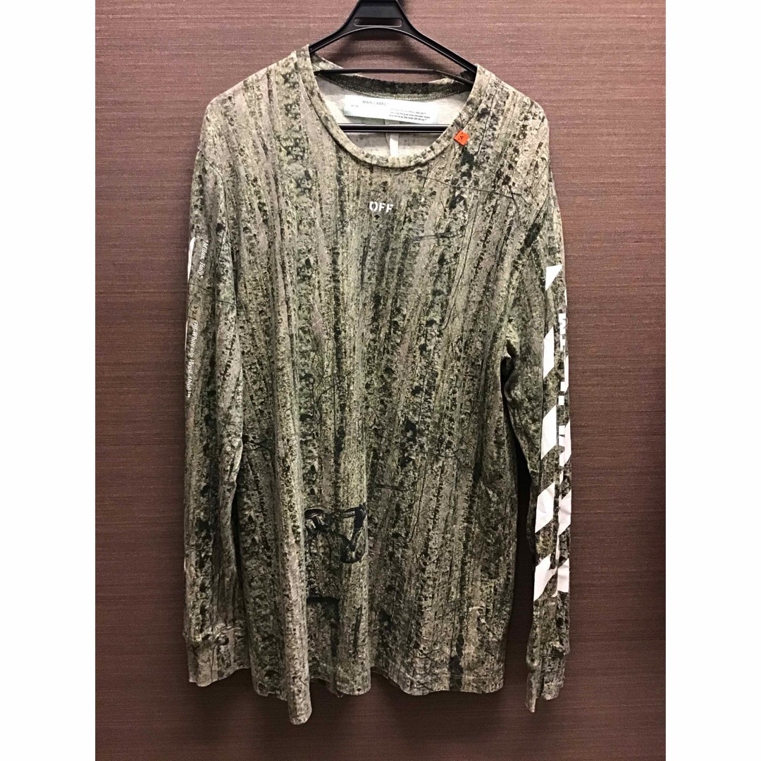 OFF-WHITE - OFF-WHITE ロングT-シャツ/サイズXL/RealCumoDigonalの