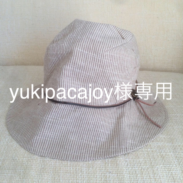 SM2(サマンサモスモス)のyukipacajoy様専用 SM2 ストライプ帽子 レディースの帽子(その他)の商品写真
