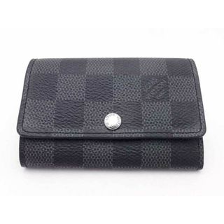 ルイヴィトン(LOUIS VUITTON)のルイ ヴィトン LOUIS VUITTON キーケース ダミエグラフィット ミュルティクレ6 ダミエグラフィットキャンバス ダークグレー メンズ 送料無料【中古】 e54673f(キーケース/名刺入れ)