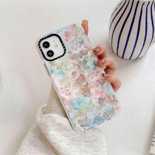 iPhone11pro watercolorfloral iPhone 花柄(iPhoneケース)