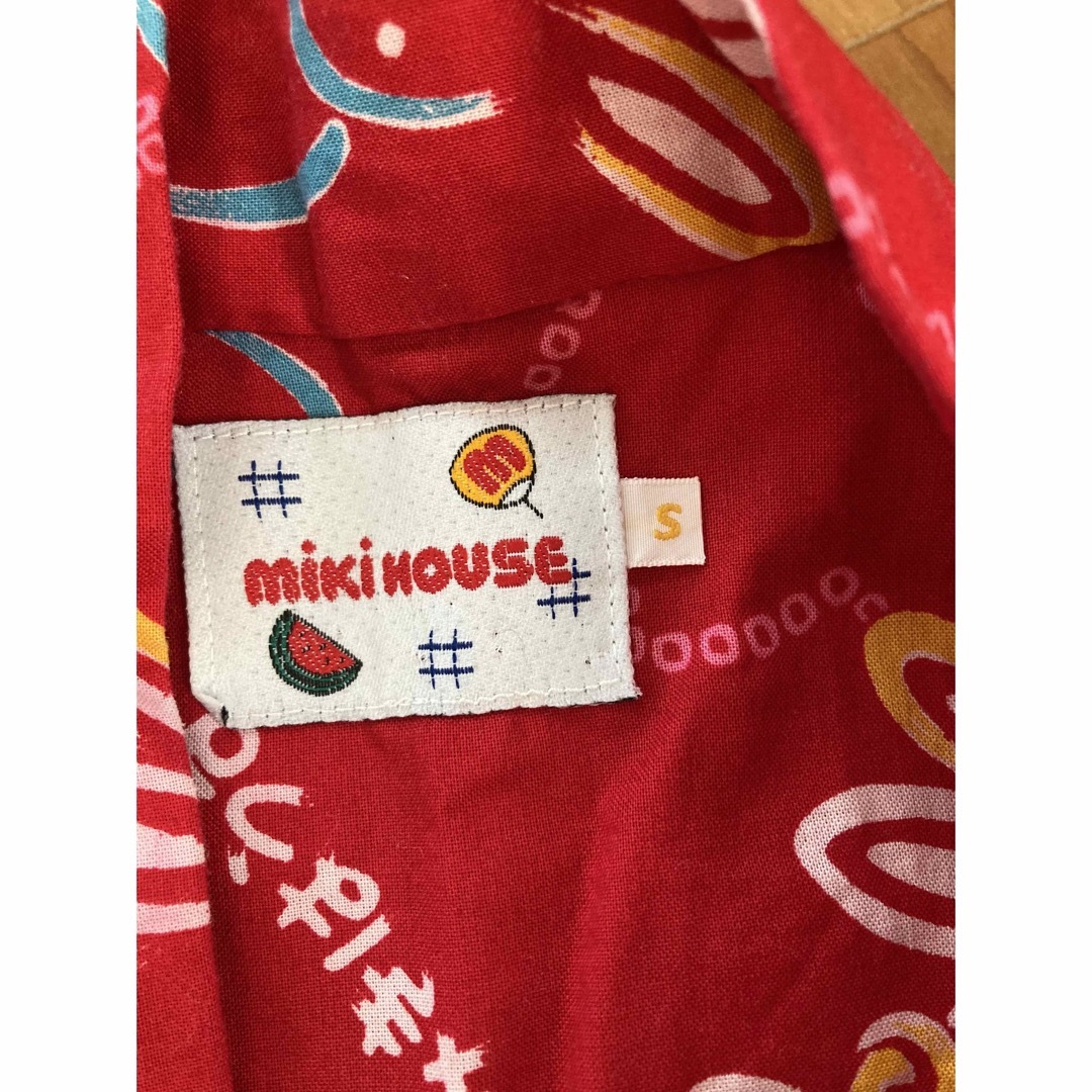 mikihouse(ミキハウス)のミキハウス　浴衣　Sサイズ　120cm   110cm キッズ/ベビー/マタニティのキッズ服女の子用(90cm~)(甚平/浴衣)の商品写真