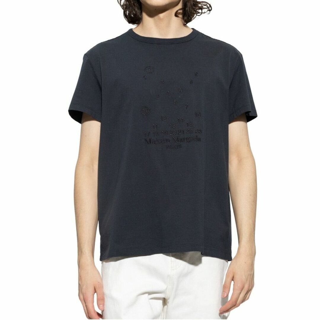 メゾンマルジェラ MaisonMargiela 黒tシャツ ブラック XS