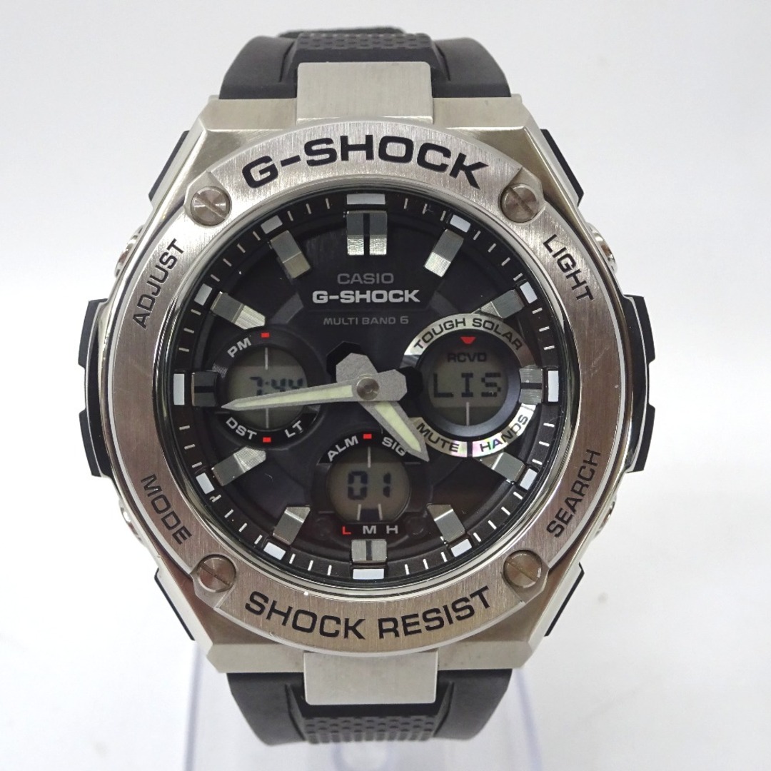 カシオ 腕時計 G-SHOCK G-STEEL GST-W110 ブラック Ft1123781 美品・