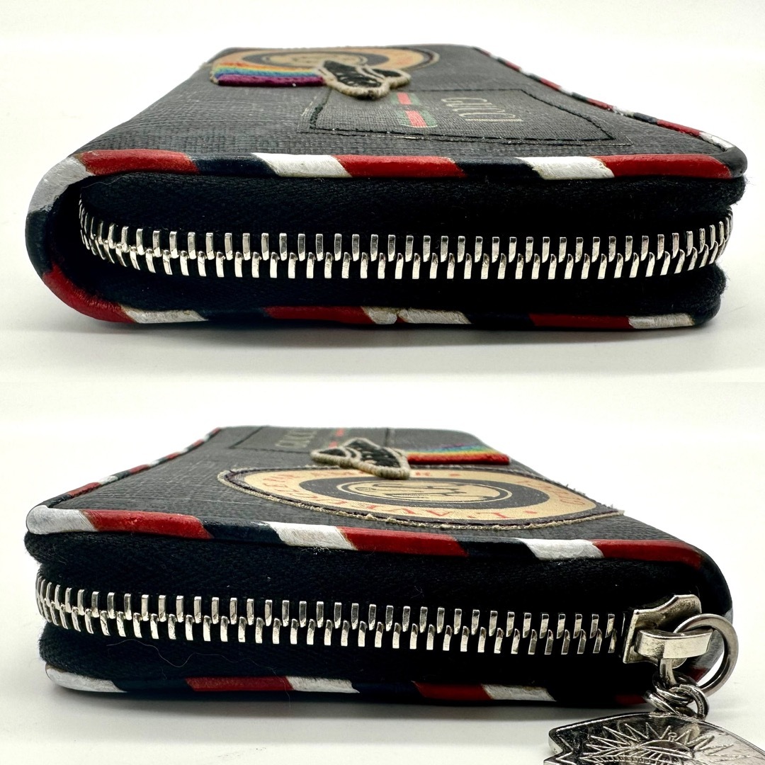 Gucci - 【超極美品】グッチ ナイトクーリエ 長財布 ラウンド