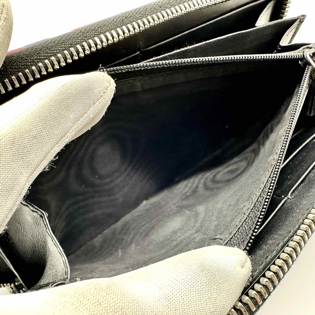 Gucci - 【超極美品】グッチ ナイトクーリエ 長財布 ラウンド