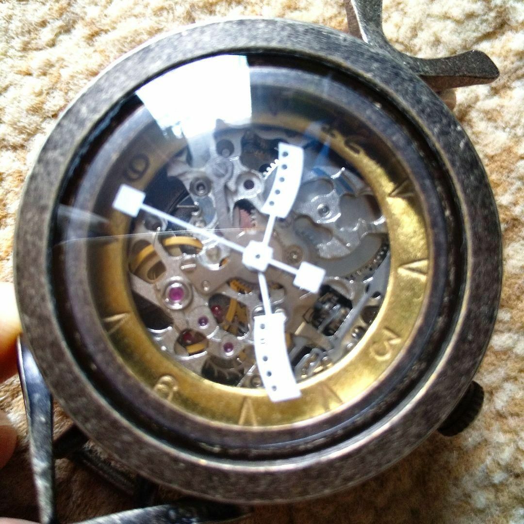 デデグモ dedegumo 手作り腕時計 手巻き 自動巻き 機械式 クサビ