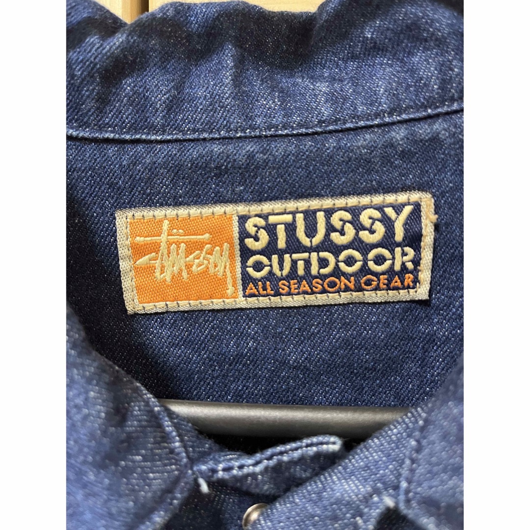 STUSSY(ステューシー)のOLD STUSSY OUTDOOR 90s デニムカバーオール ステューシー メンズのジャケット/アウター(Gジャン/デニムジャケット)の商品写真