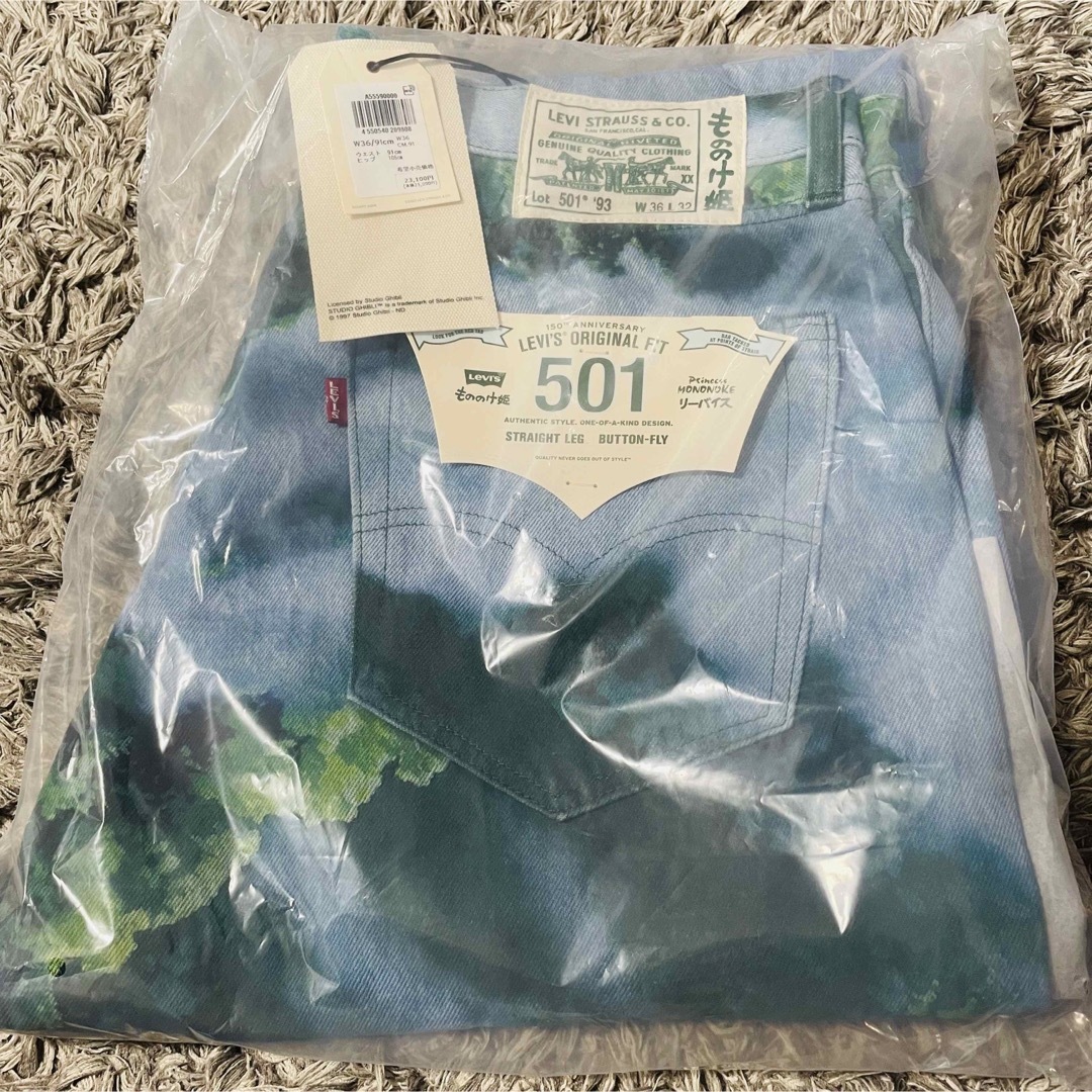 W36 LEVI'S もののけ姫 501 '93 ミディアムインディゴ