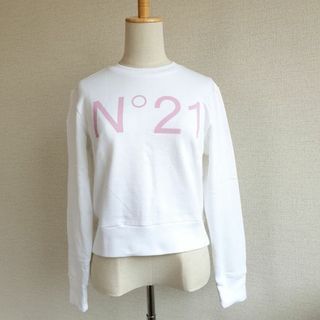 ヌメロヴェントゥーノ(N°21)の鎌倉パグ様専用☆新品N°21 KIDS ロゴ コットンスウェットシャツ白14Y(Tシャツ/カットソー)