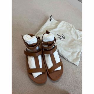 エルメス 白 サンダル(レディース)(ブラウン/茶色系)の通販 29点
