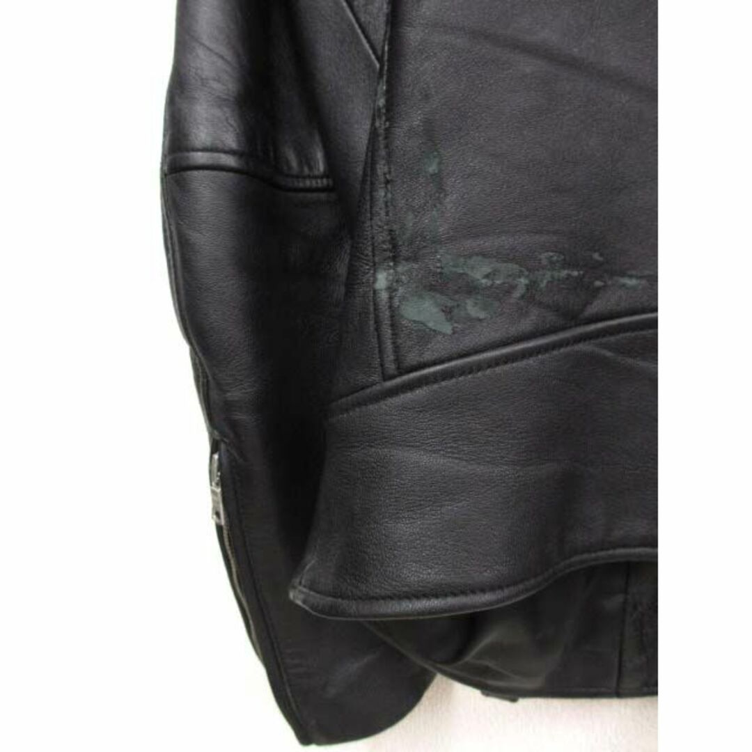 FREAK'S STORE(フリークスストア)の【R】フリークスストア 163-1508 ラムレザー ライダースジャケット M メンズのジャケット/アウター(ライダースジャケット)の商品写真