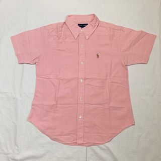 ラルフローレン(Ralph Lauren)のRALPH LAUREN ラルフローレン 半袖シャツ ピンク 160(シャツ/ブラウス(半袖/袖なし))