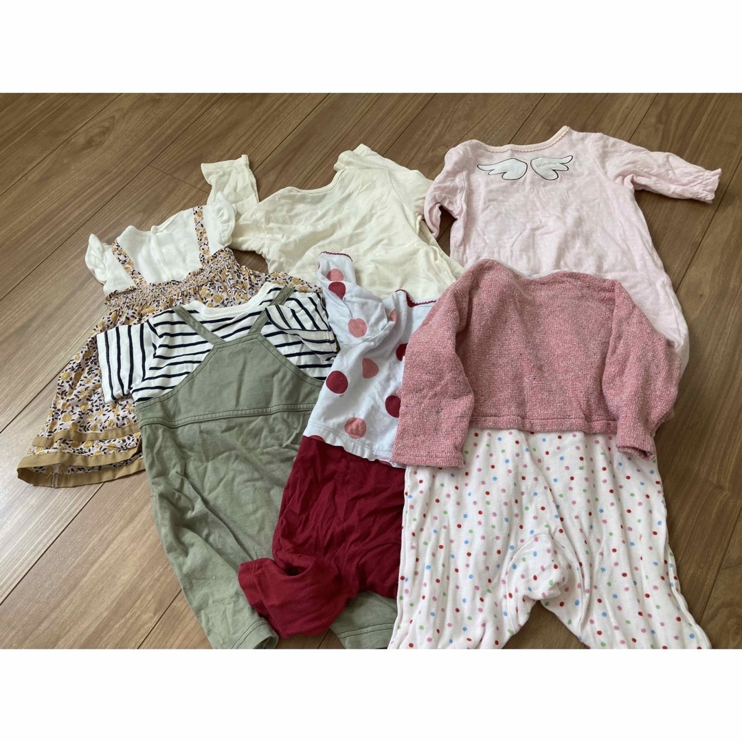 UNIQLO(ユニクロ)のベビー服70.80.90まとめ売り キッズ/ベビー/マタニティのベビー服(~85cm)(ロンパース)の商品写真