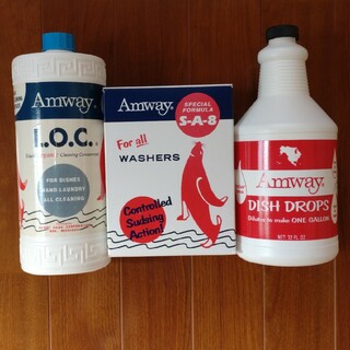 アムウェイ(Amway)のAmway  アムウェイ 復刻版  dish & LOC & SA8  ケース(洗剤/柔軟剤)