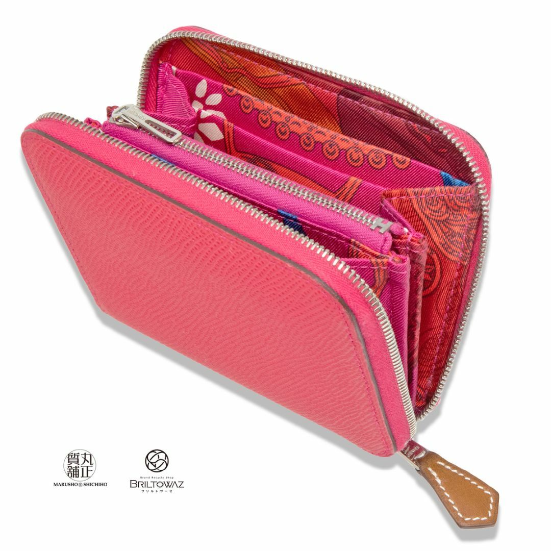 Hermes - エルメス アザップ コンパクト シルクイン ローズ