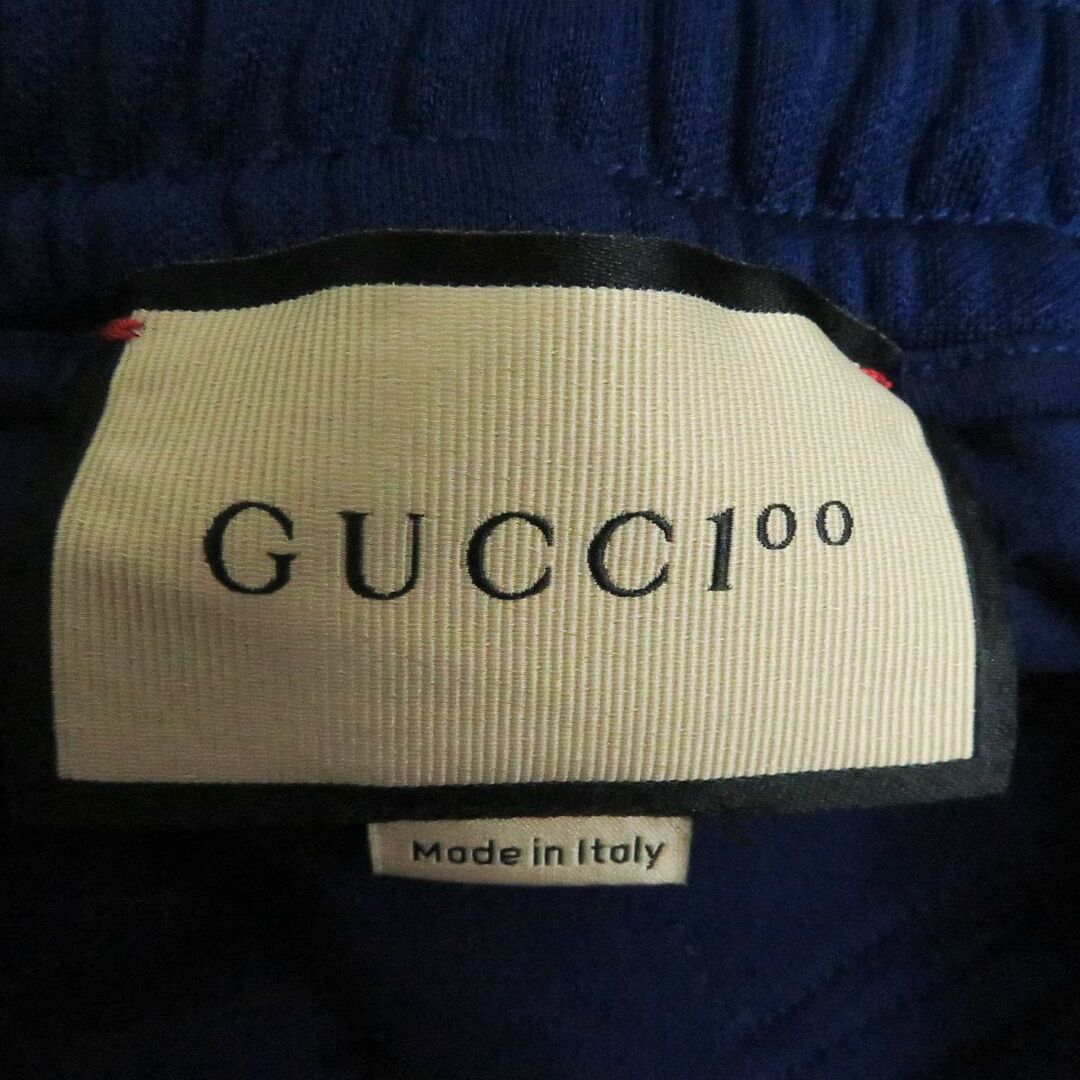 Gucci - 美品□22SS GUCCI/グッチ 100周年 676484 ラインデザイン ロゴ