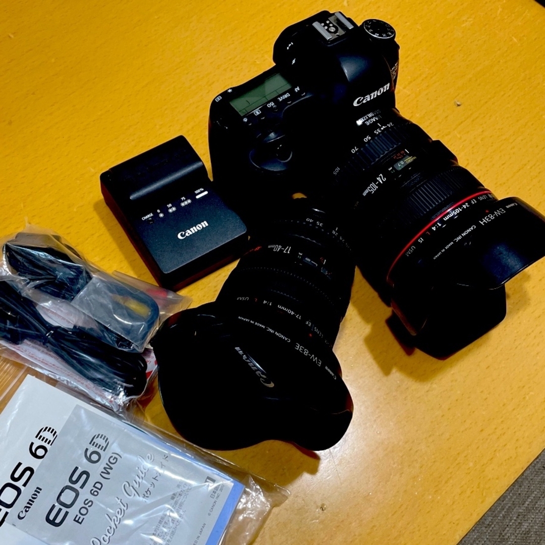 EOS6D EF17-40L,EF24-105L