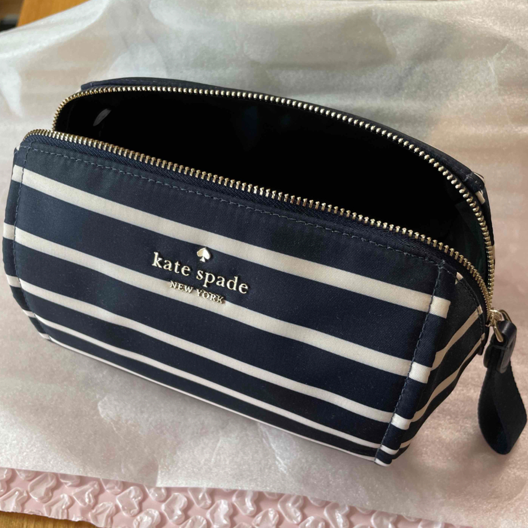 kate spade new york(ケイトスペードニューヨーク)のケイトスペード ポーチ kate spade チェルシー ボーダー レディースのファッション小物(ポーチ)の商品写真