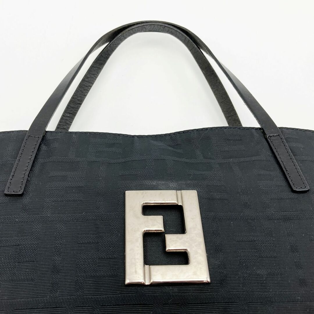 【極美品・希少】 FENDI フェンディ ハンドバッグ ナイロン トート 黒