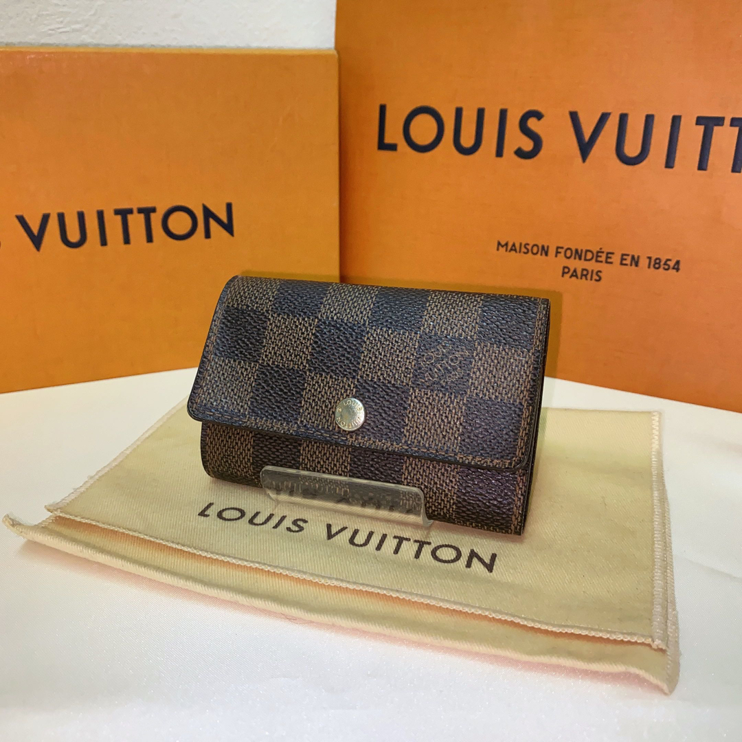 LOUIS VUITTON - 【極美品】ルイヴィトン ミュルティクレ6 ダミエ 6連 ...