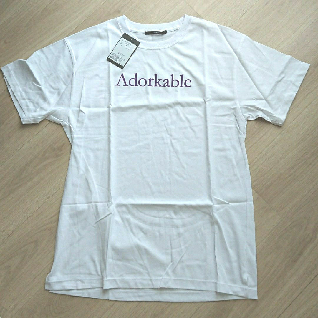 Kastane(カスタネ)の新品 Kastane カスタネ Adorkable ロゴT レディースのトップス(Tシャツ(半袖/袖なし))の商品写真